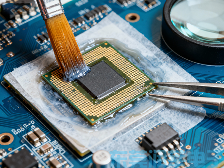 三防漆的返修与去除：当需要修复电路时(图1)