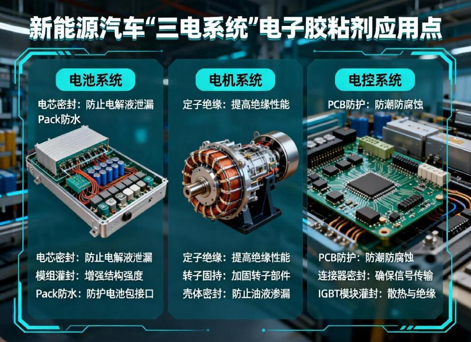 电子胶粘剂应用解析及重要性(图2) 电子胶粘剂应用解析及重要性(图2)