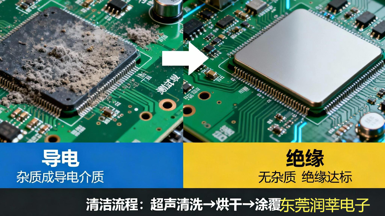 PCB 板三防漆导电？3 大核心原因 + 排查方法，快速解决(图1)