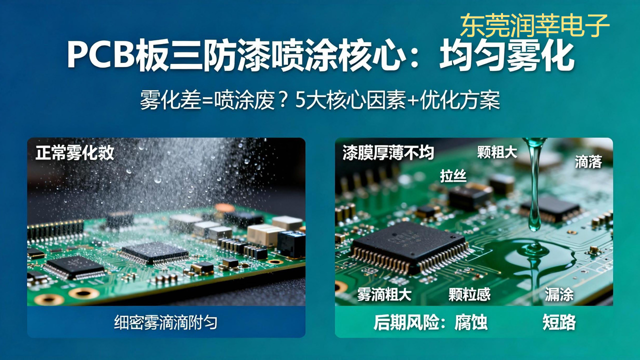 PCB 板三防漆雾化效果优化方案(图1) PCB 板三防漆雾化效果优化方案(图1)