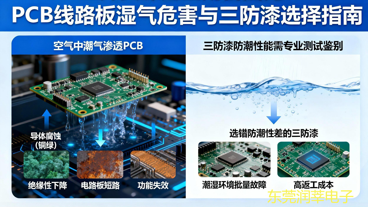 PCB 板三防漆防潮怎么测?3 大测试项目 + 标准,100% 识别优劣(图1) PCB 板三防漆防潮怎么测?3 大测试项目 + 标准,100% 识别优劣(图1)