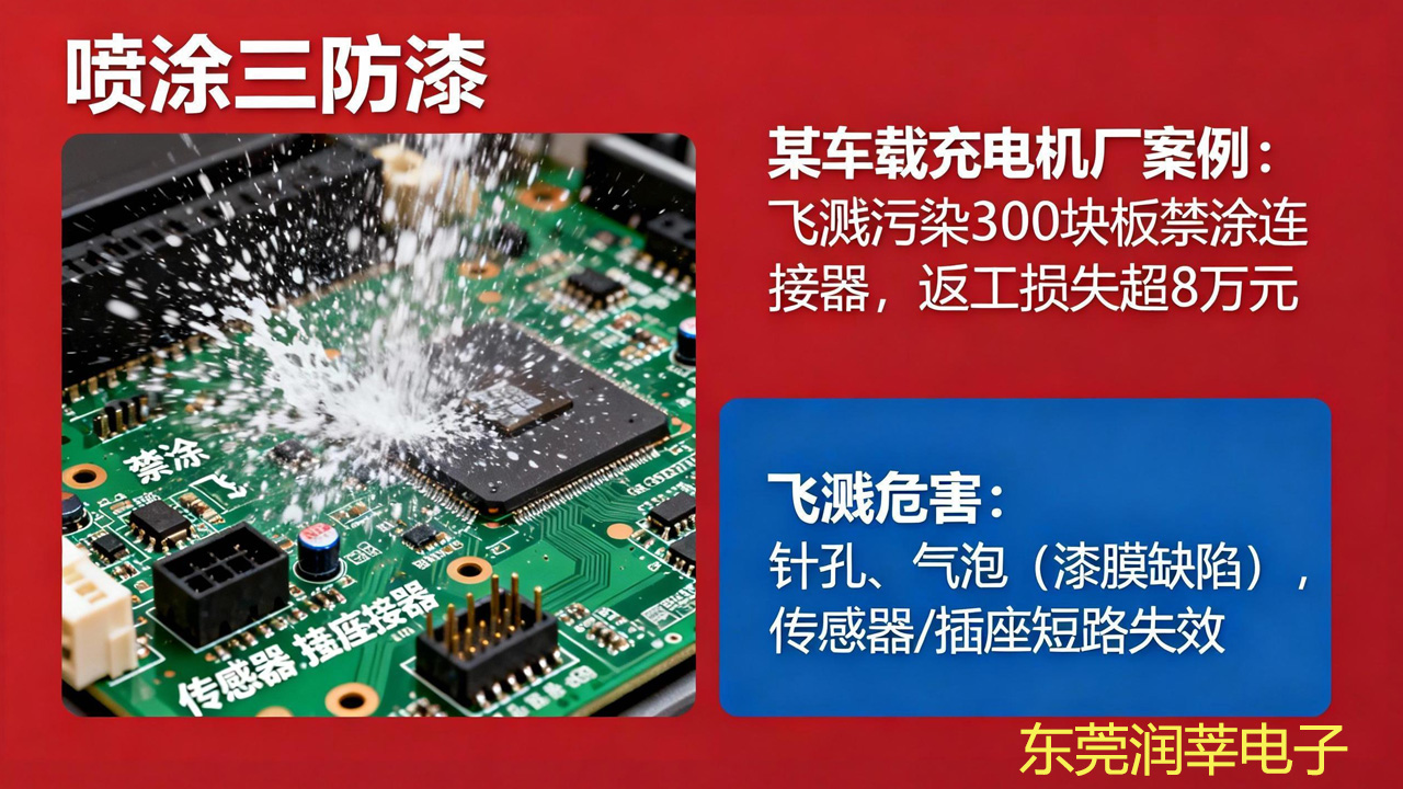 飞溅致 PCB 报废？5 大因素 + 急救方案，禁涂元件再也不遭殃(图1)