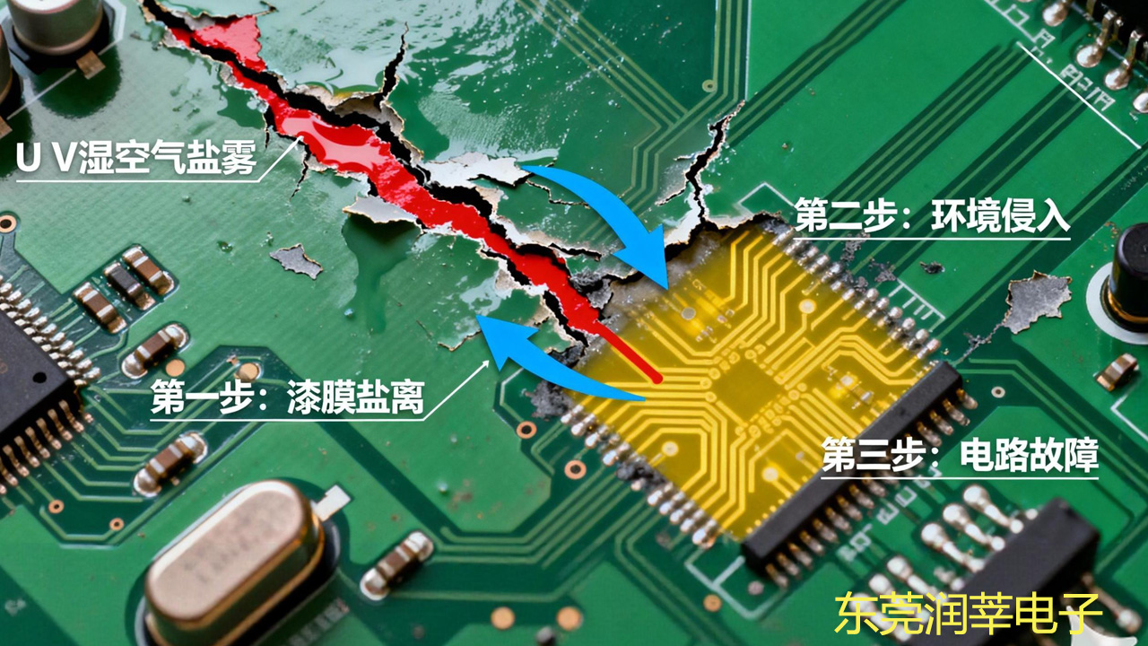 解决 UV 三防漆剥离:从百格 0 级到固化能量,4 个细节缺一不可(图1) 解决 UV 三防漆剥离:从百格 0 级到固化能量,4 个细节缺一不可(图1)