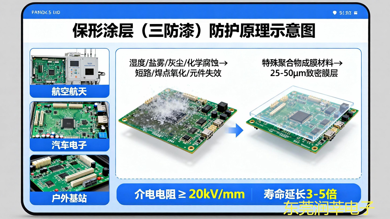 电路板三防漆（保形涂层）涂敷全指南：材质、工艺与误区厘清(图1)