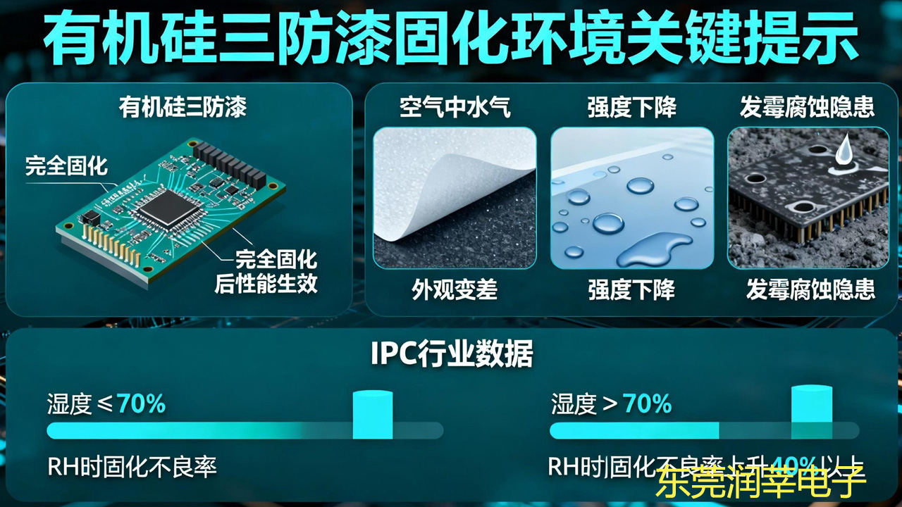 水气毁了有机硅三防漆？固化阶段3大影响+湿度管控方案(图1)