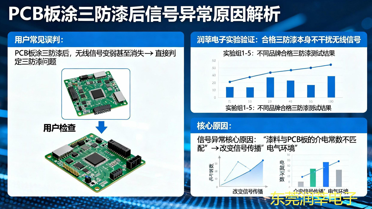 涂三防漆后无线信号差?不是漆的错,是介电常数没匹配(图1) 涂三防漆后无线信号差?不是漆的错,是介电常数没匹配(图1)